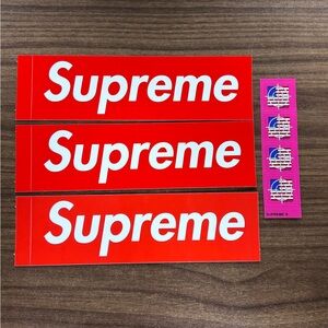 Supreme Target Pink Mini Stickers By Myles Underwood 25 + 3 Supreme Box Logo